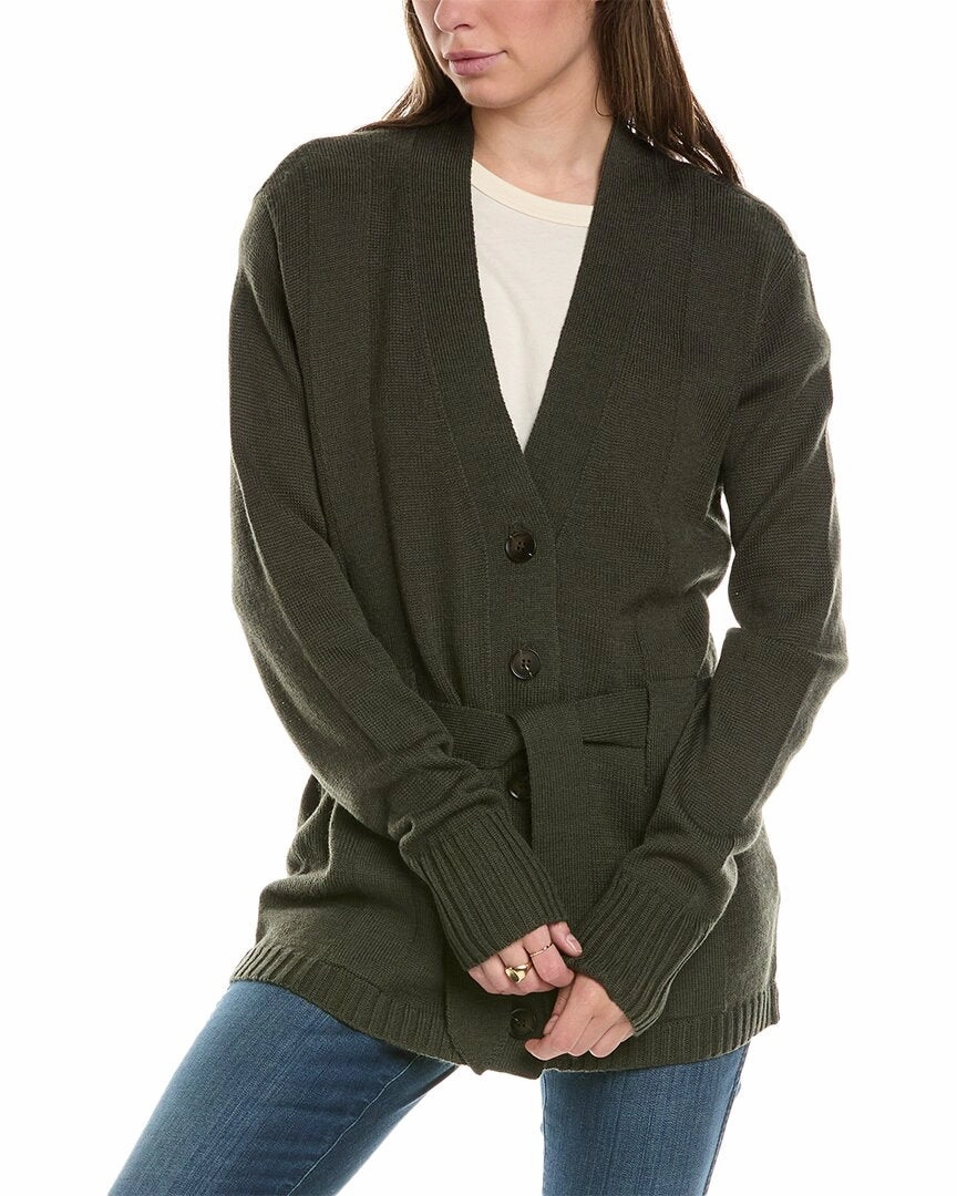 THE GREAT The Wayward Wool-Blend Cardigan Soft Fabric Look Cozy and Soft