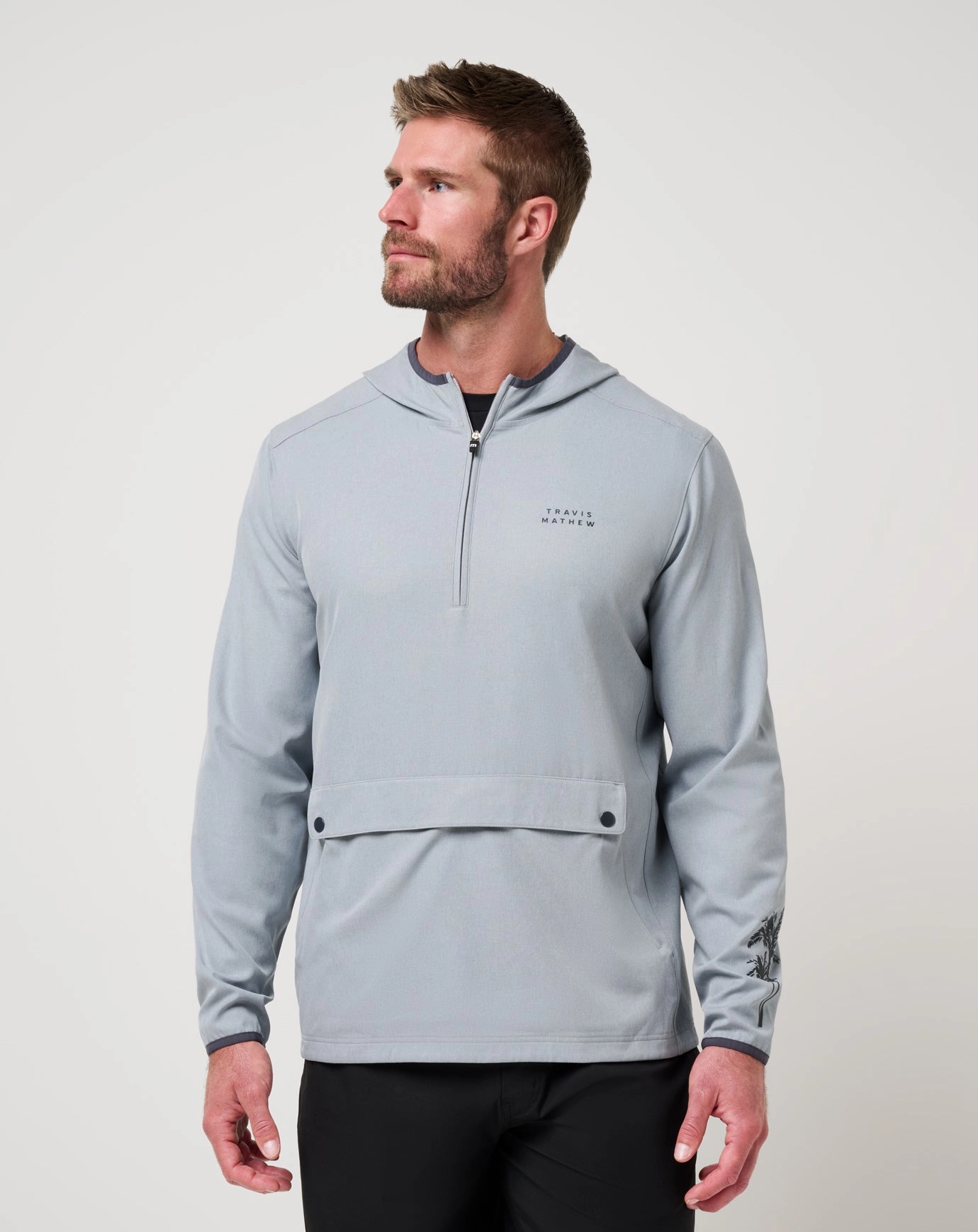 Designer Inspired Autumn Wear Out Of Pocket Hooded Quarter Zip