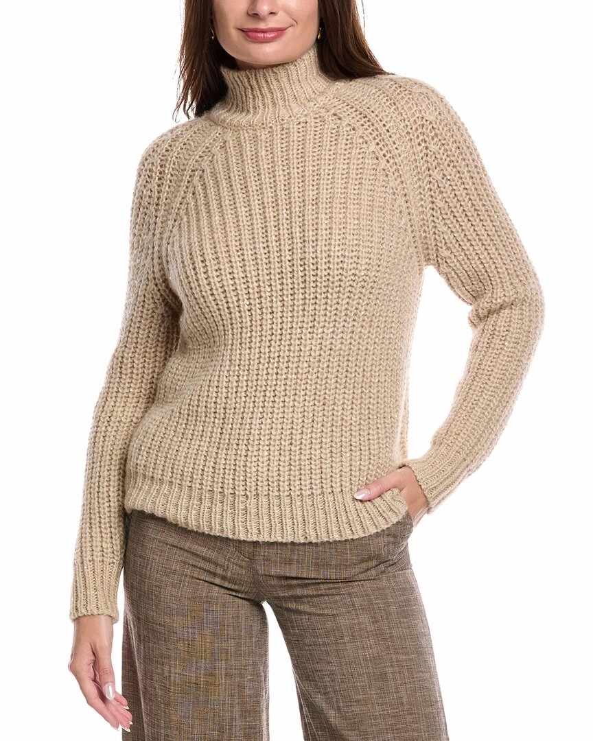 Peserico Alpaca & Wool-Blend Sweater Cold Day Outfit Stylish Apparel