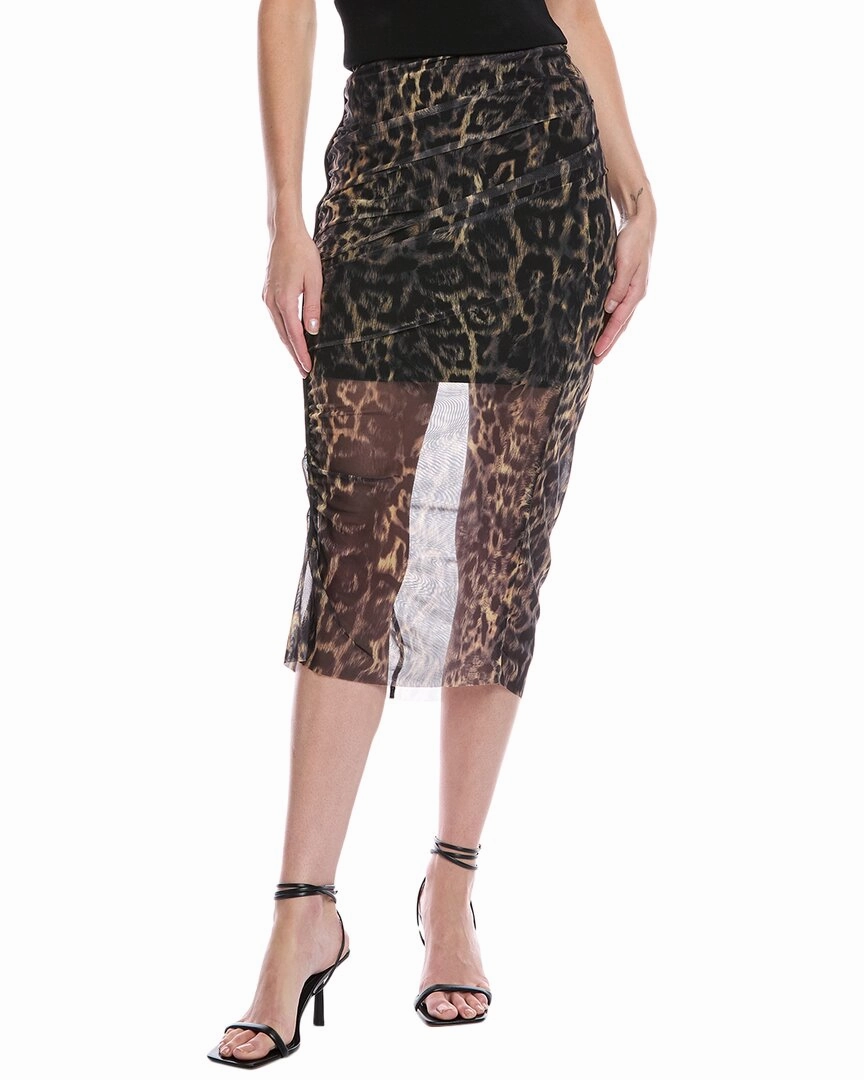 AllSaints Nora Skirt Casual Comfort Diagonal Slit