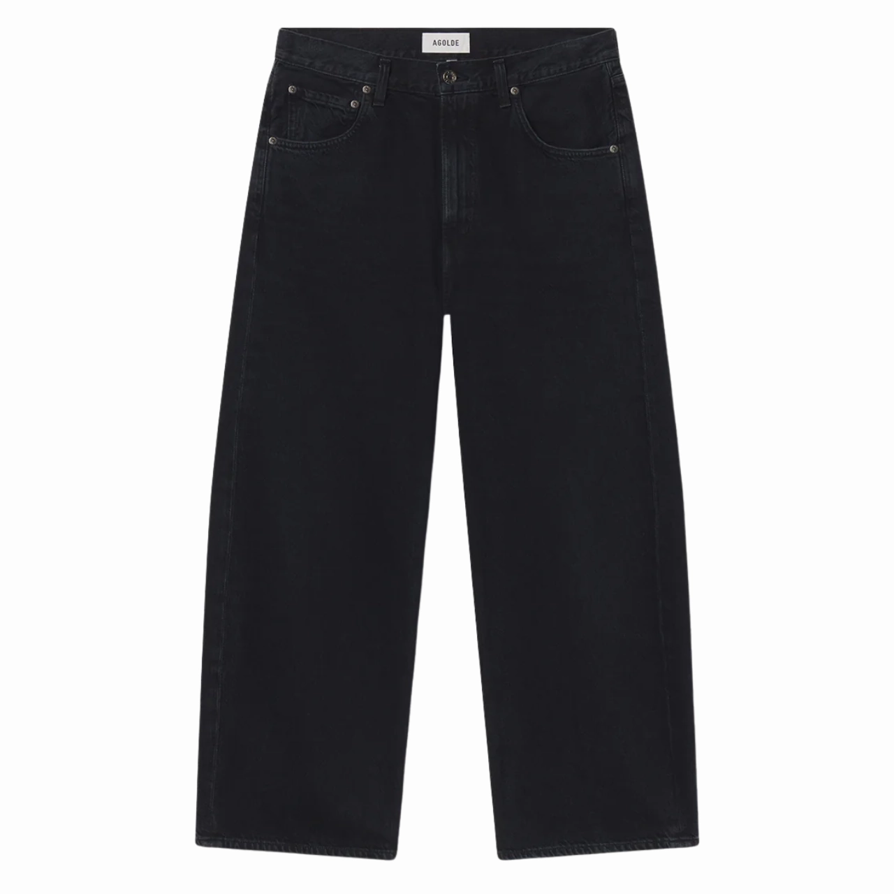 Work Friendly Low Curve Jean Crop Crushed