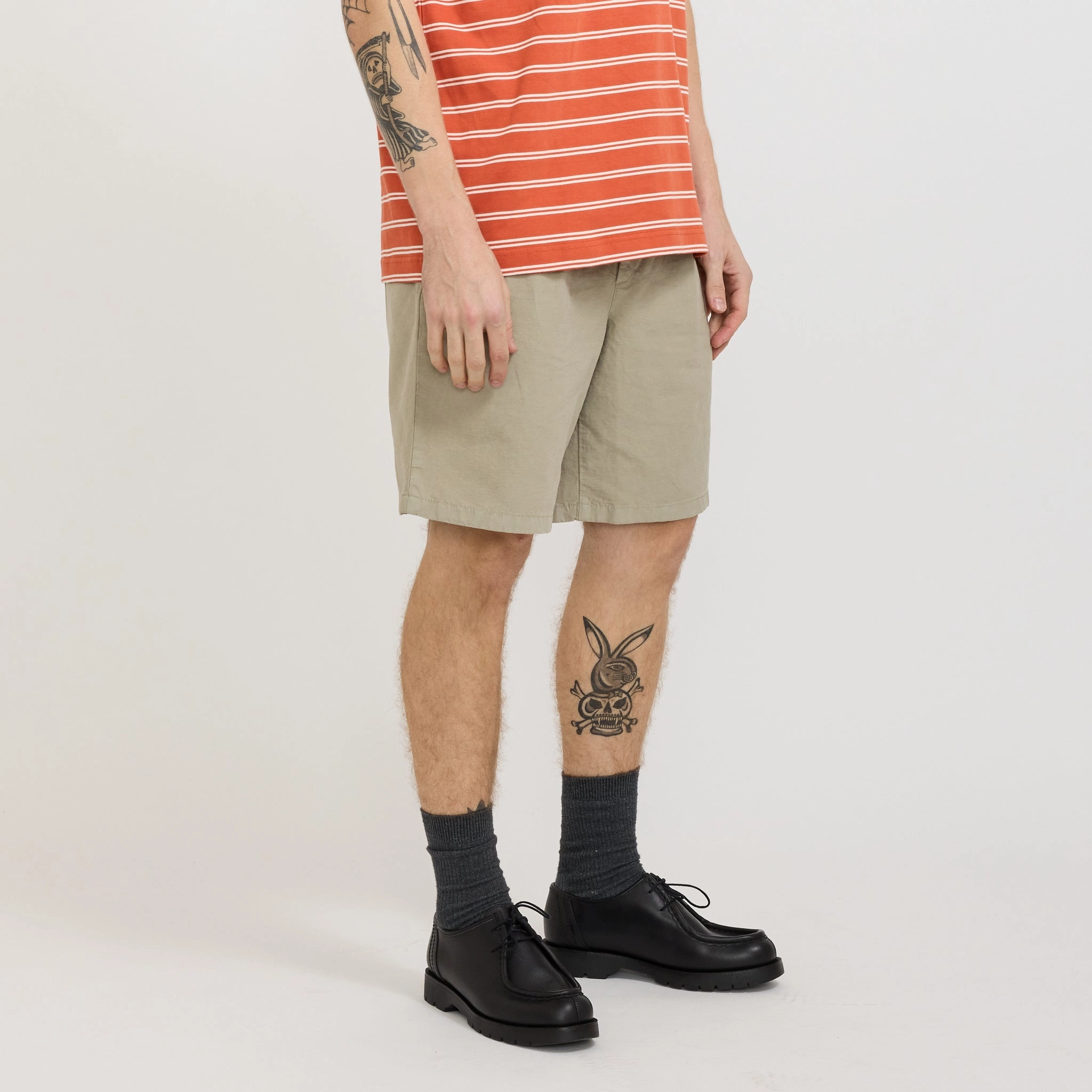 Benn Cotton Linen Shorts Clay Light Wear Quick Action