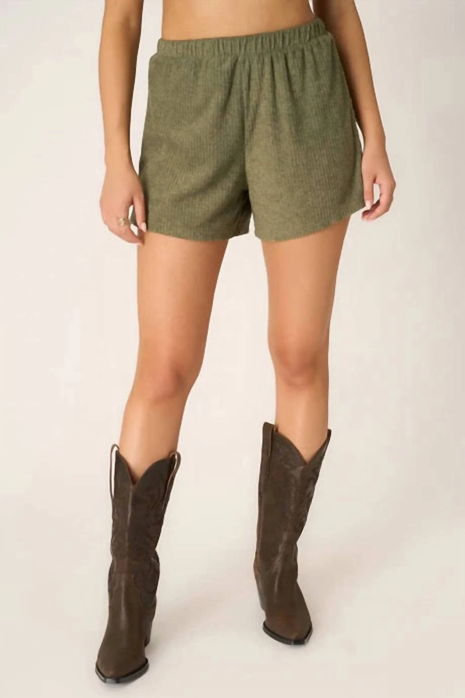 clean look Fitness Look Final Countdown Terry Short In Sea Kelp