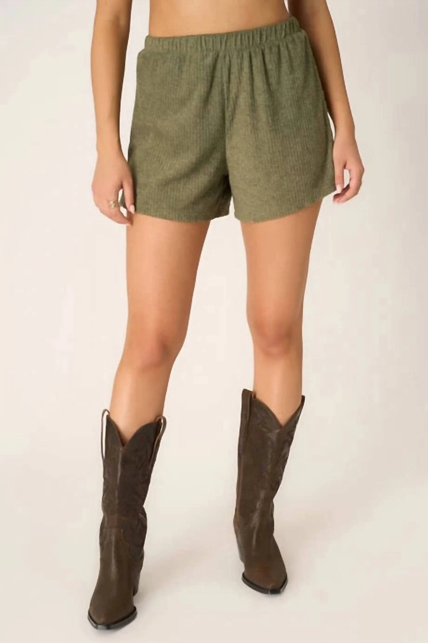 Final Countdown Terry Short In Sea Kelp windproof