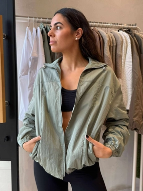 Reinforced Seam Construction TRIXIE JACKET - SAGE