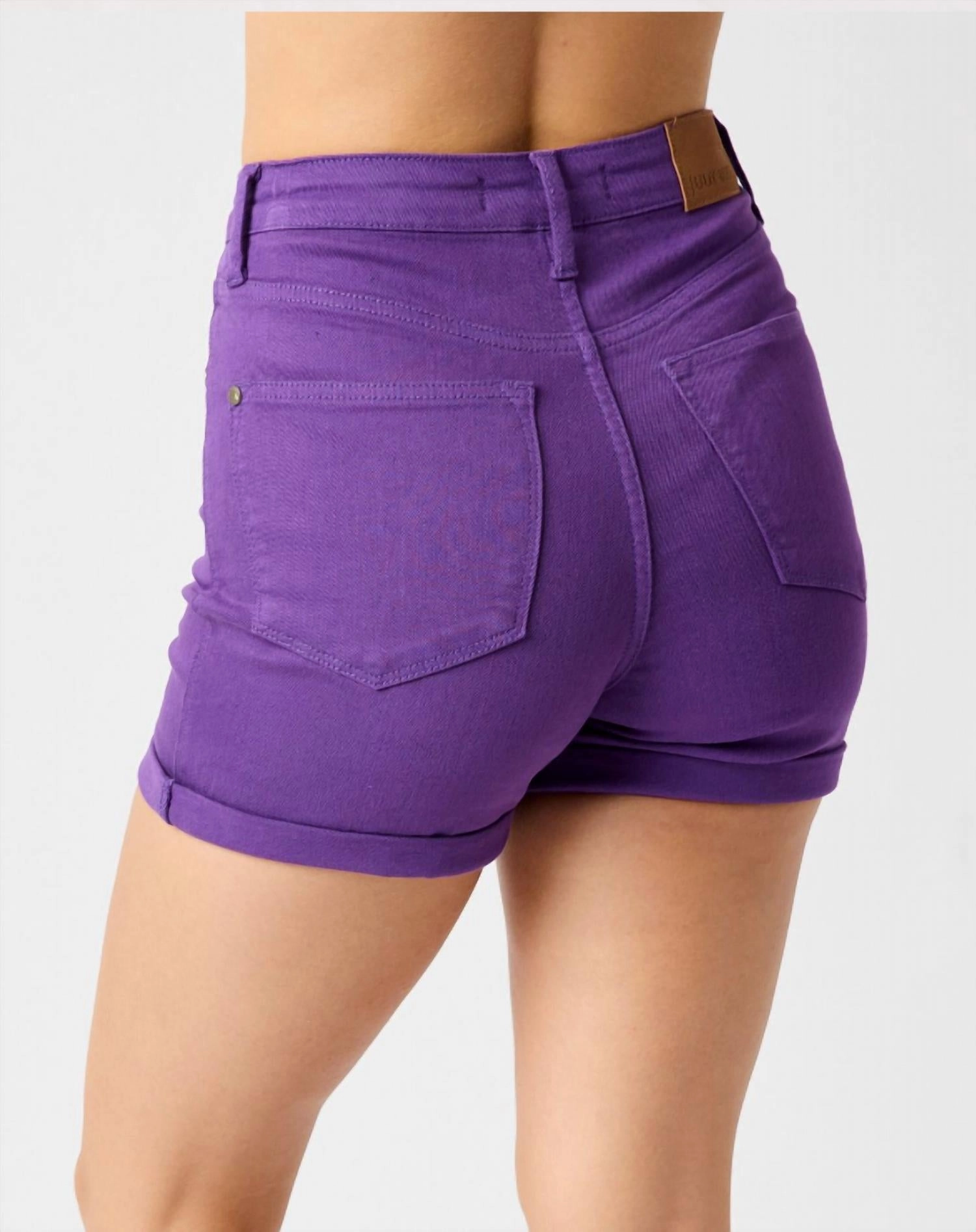 Underwear UV Protection Tummy Control Shorts In Purple