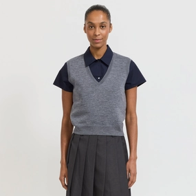 Comfy Feel Versatile Wear Lise Vest Heathered Grey