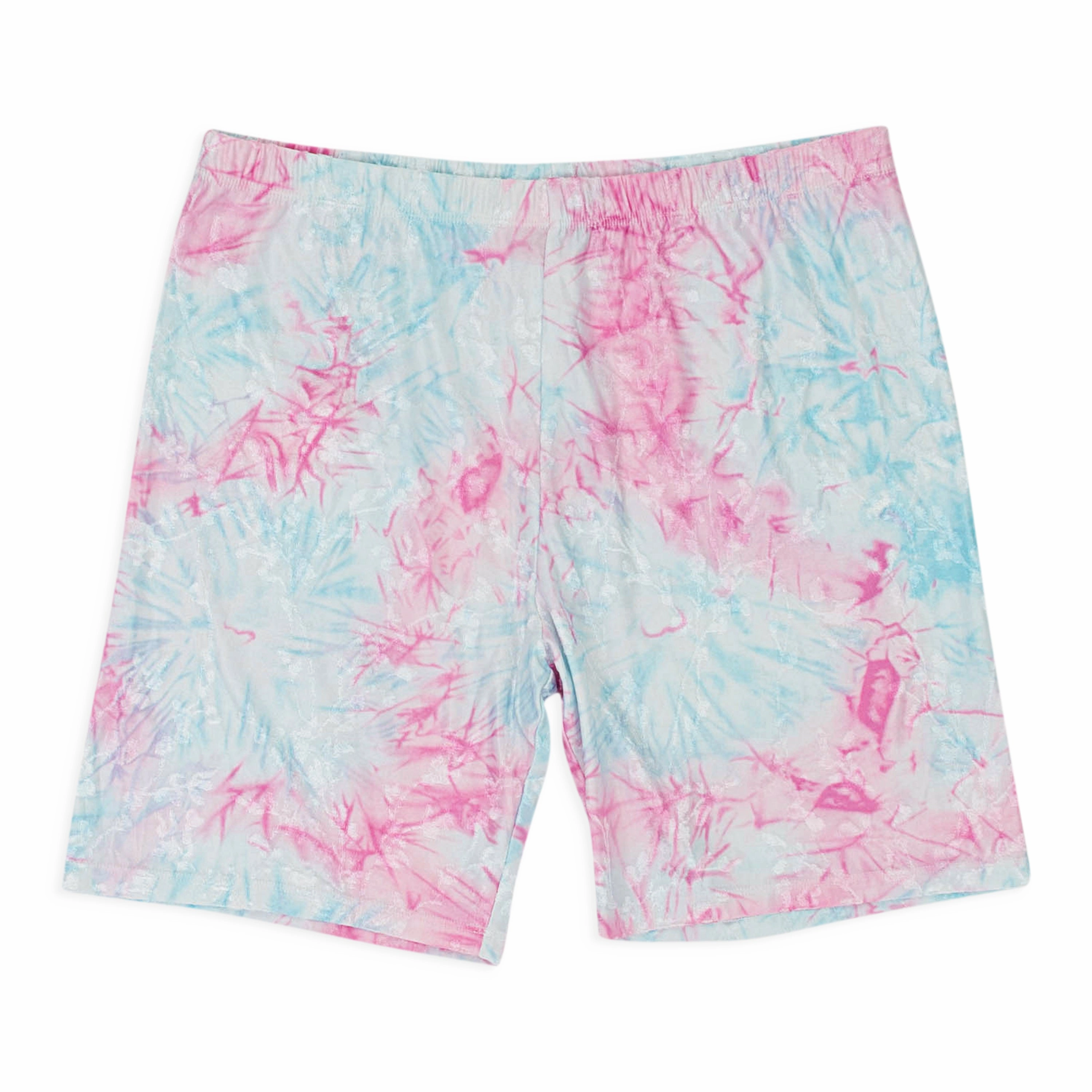 High-End Quality CALLIPYGIAN TIE DYE MULTICOLOR BIKE SHORTS