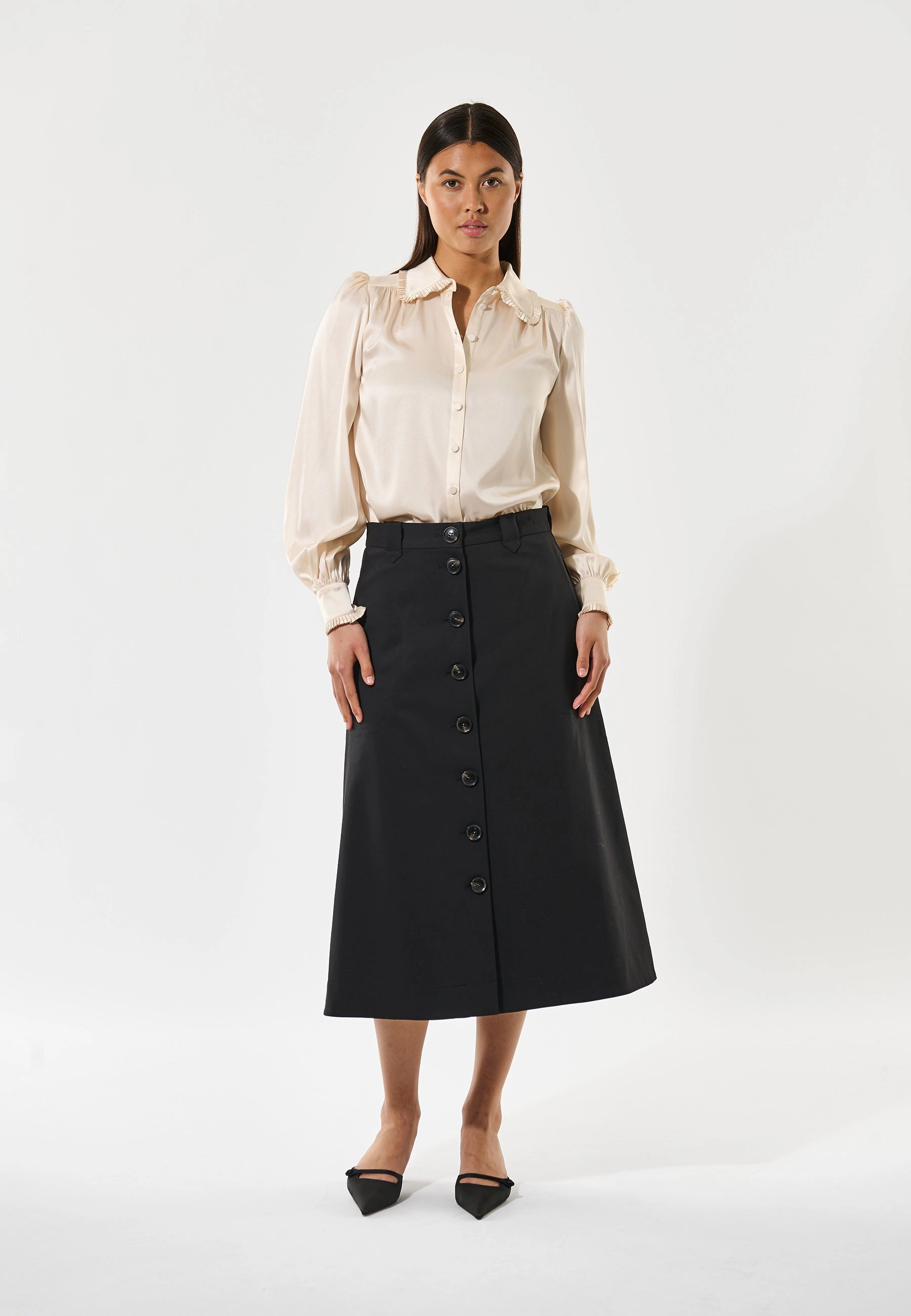 PreShrunkFabric UVProtection Umadea Blouse - Porcelain