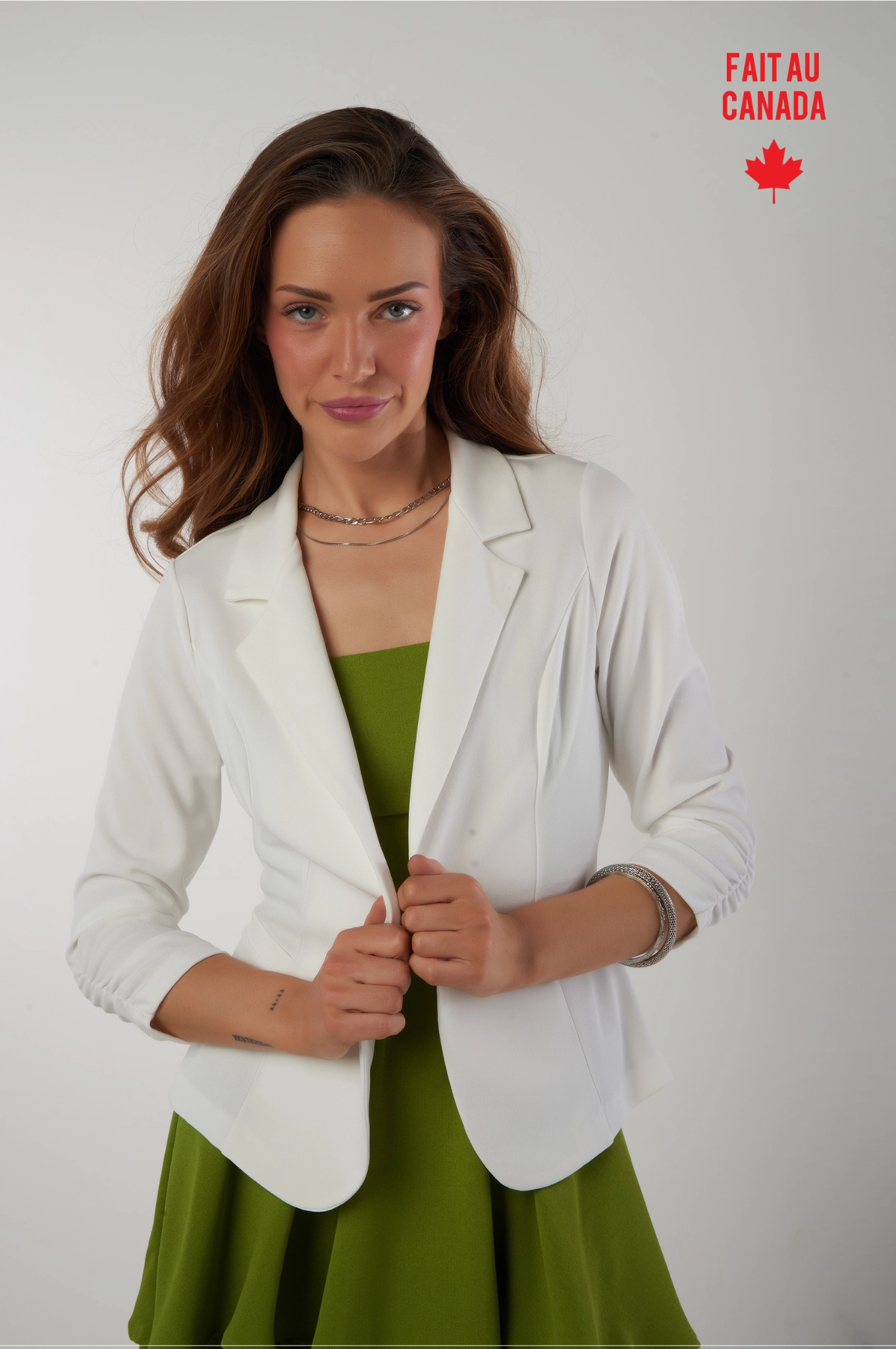 Veston ?? manches fronc??es - SWINA-25 - R-C10) AbrasionResistant Effortless Look