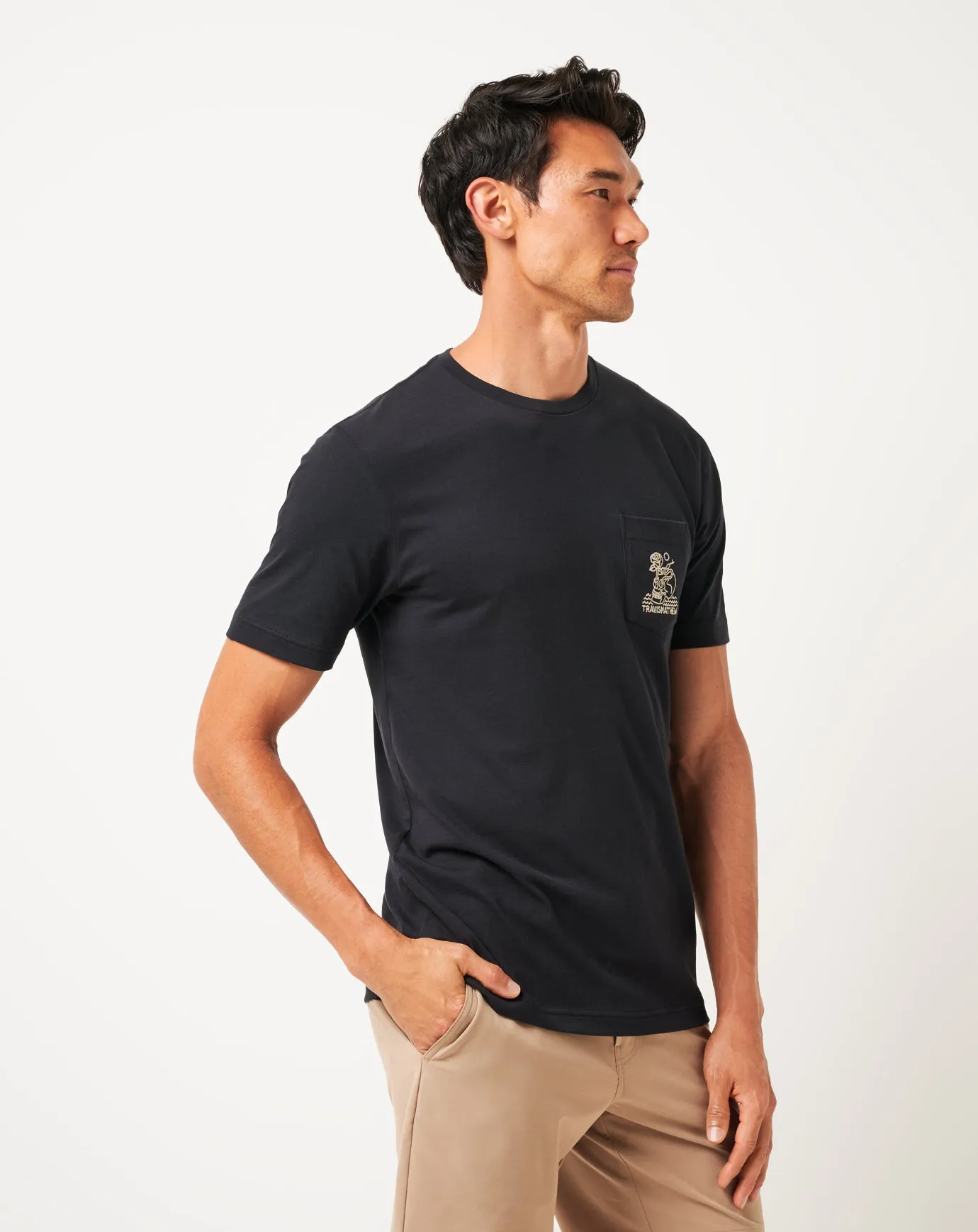 Soft and Stylish Breathable Comfort Wear Lost Cave Pocket Tee