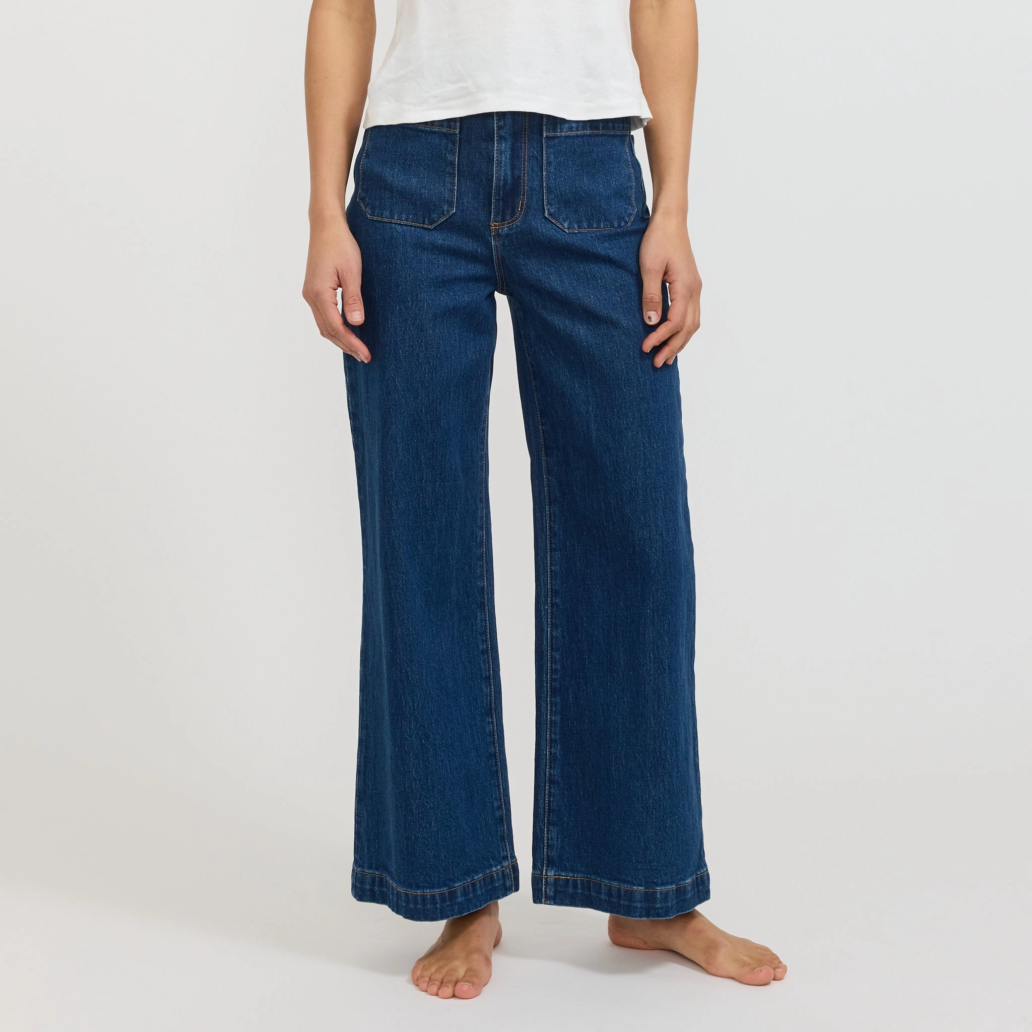 Timeless Fashion Abrasion Resistance Sailor Jean Eco Ruby Organic Dark Blue