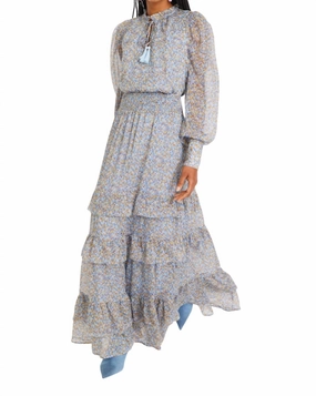 Simple looks Simple Outfit Vivian Maxi Skirt In Dusty Blue