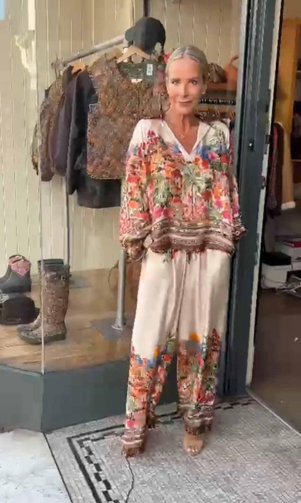 Elastic Edge Binding Voy 6612 Print Set - Beige