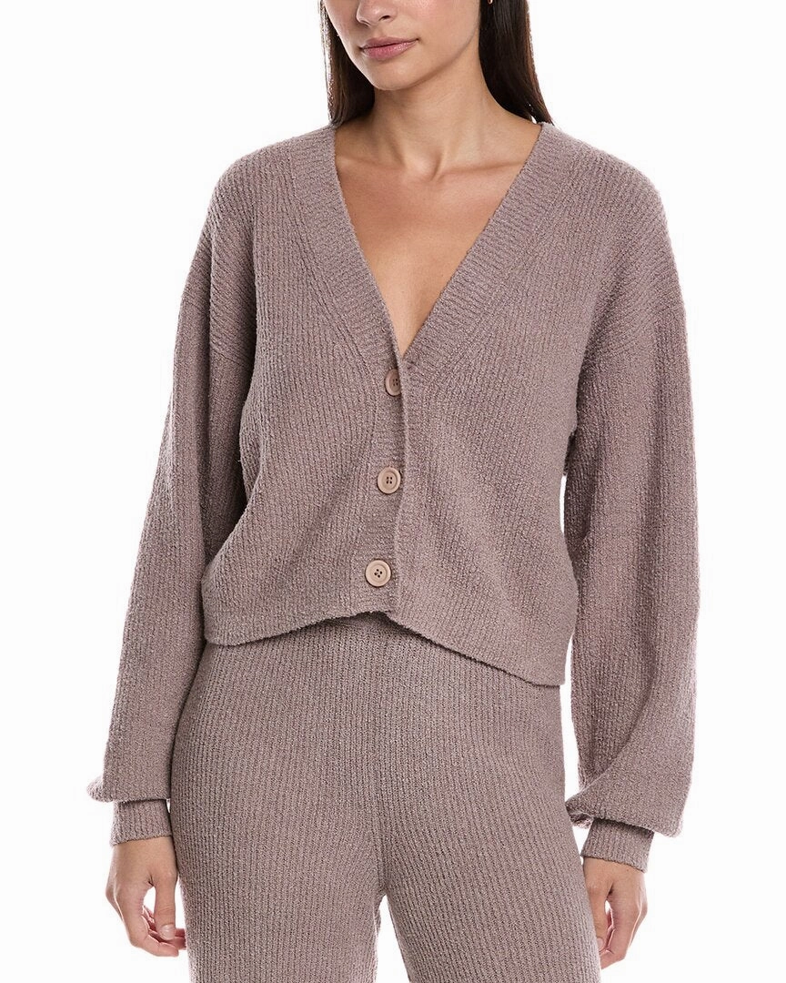 Nation LTD Bo Balloon Sleeve Cardigan Luxury Knit