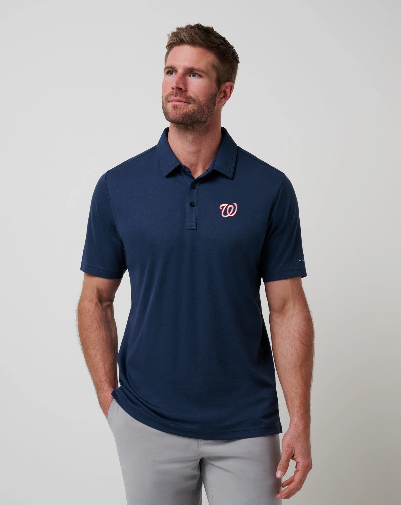 Washington Nationals Playoff Pitch Polo Clubhouse Attire