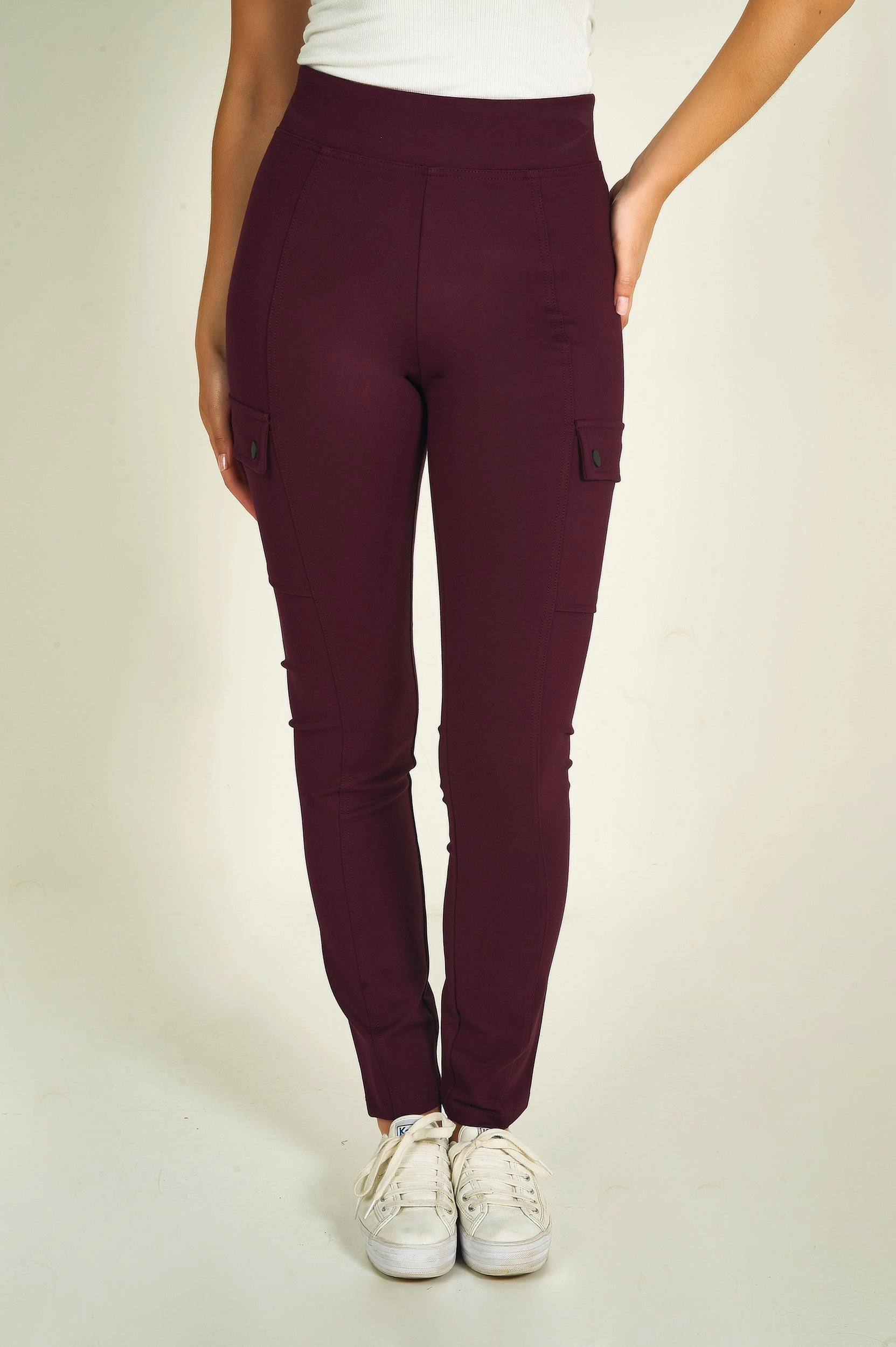 Pantalon cargo ?? jambe ??troite - SYRUNE-X2 - (E-B10) - VENTE FINALE Stretchable Waist windproof