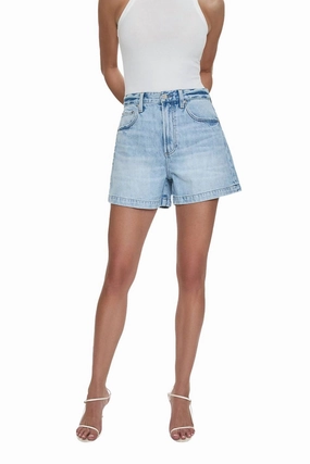 Easy Adjust Drawcord Saige High Rise A-Line Short In Berkeley