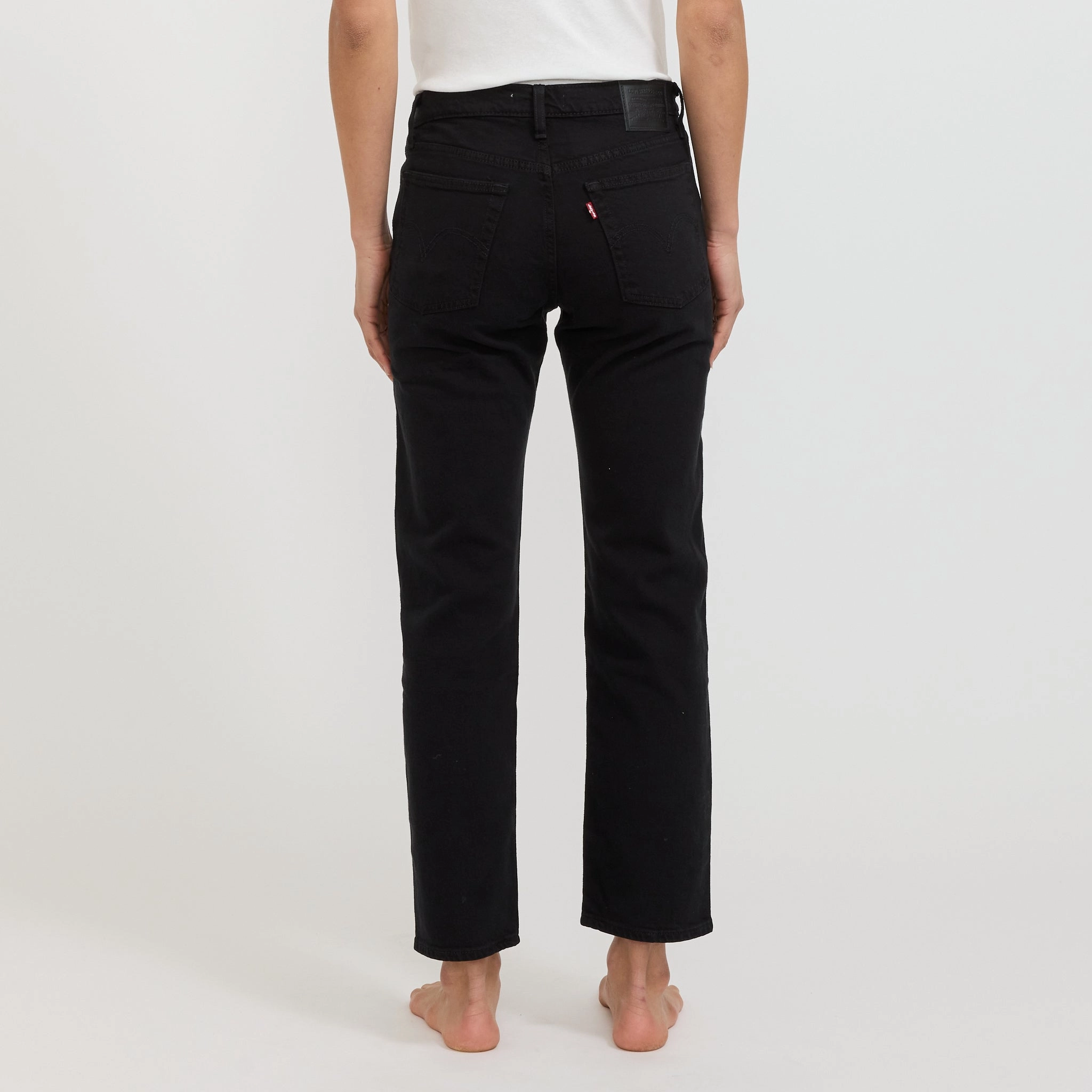 Casual Dressing Wedgie Straight Black Sprout