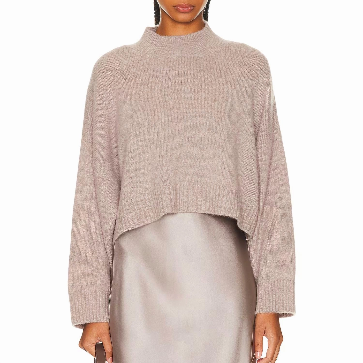 Effortless Layer Eco Friendly Material Wells Cashmere Pullover In Toast
