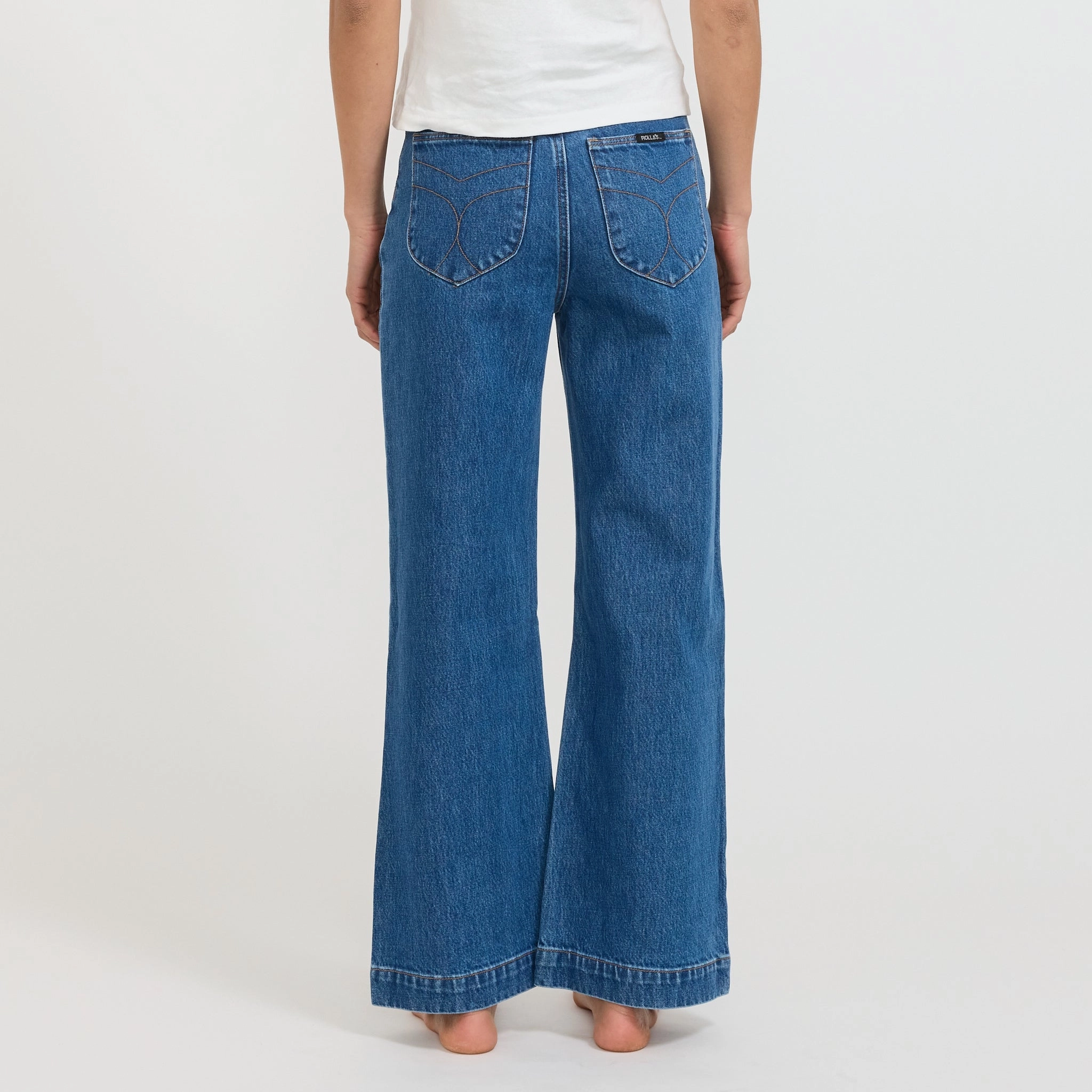 Autumn Days Outdoor Enthusiast Streetwear Fan Tapered leg Sailor Jean Ashley Blue