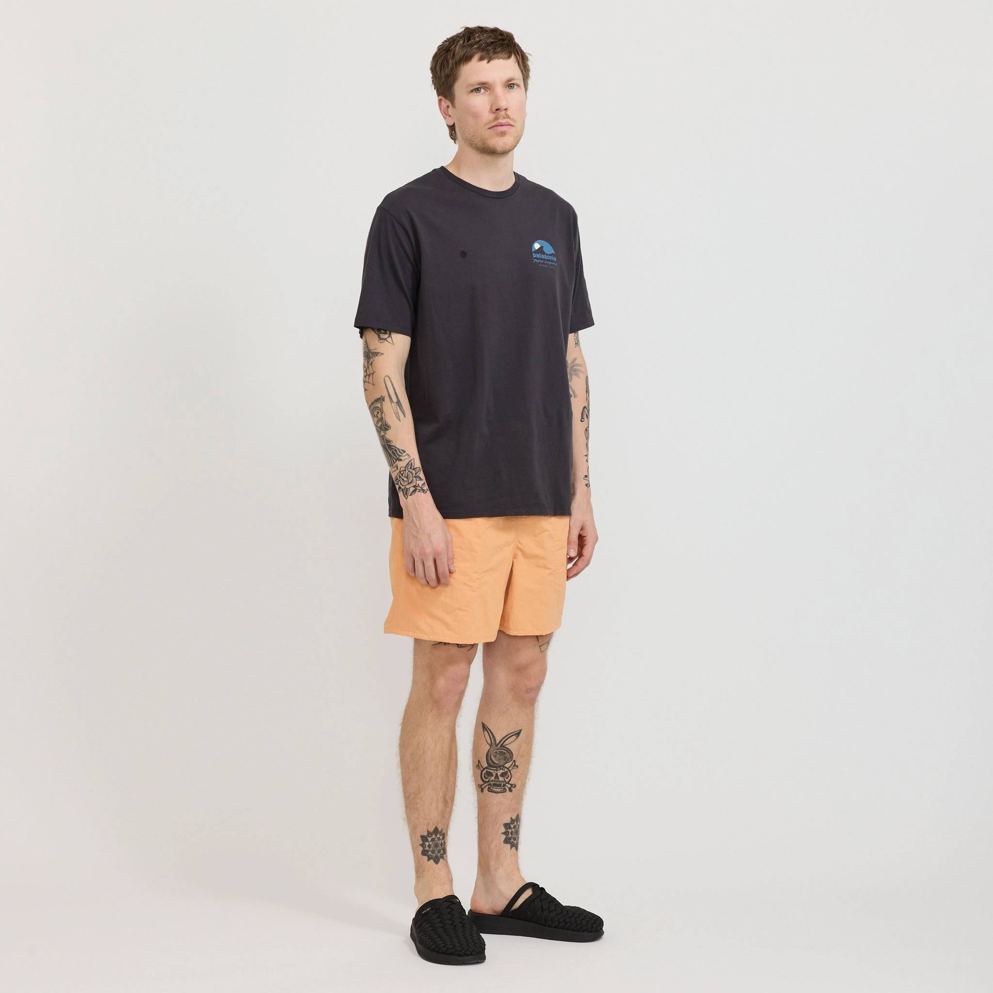 Quick Pocket Access Baggies Shorts - 5 in. Heirloom Peach