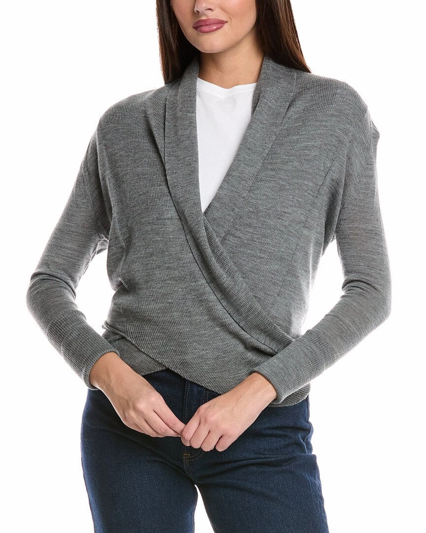 AllSaints Wasson Pirate Wool Cardigan Textured Fabric Winter Fashionable