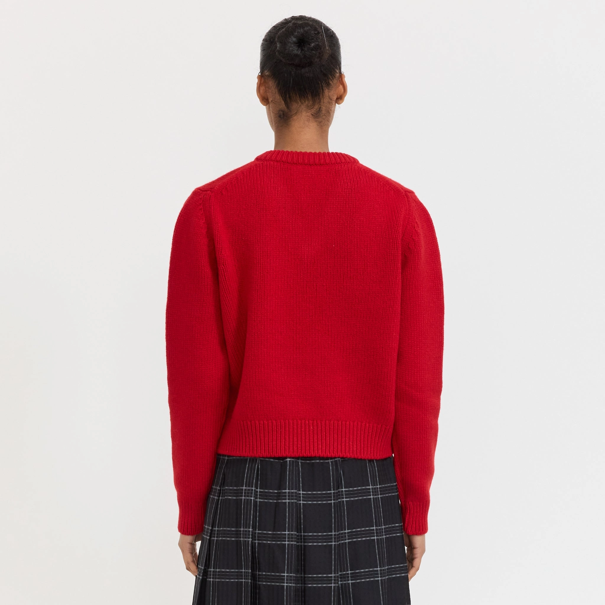 Glenn V-Neck Ruby Red Quick Fit Stretch