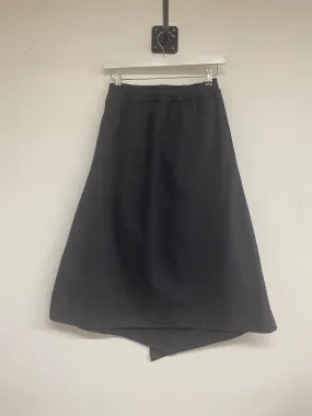 Wisteria Organic Cotton Twill Skirt in Charcoal RecycledPolyester Everyday Essential