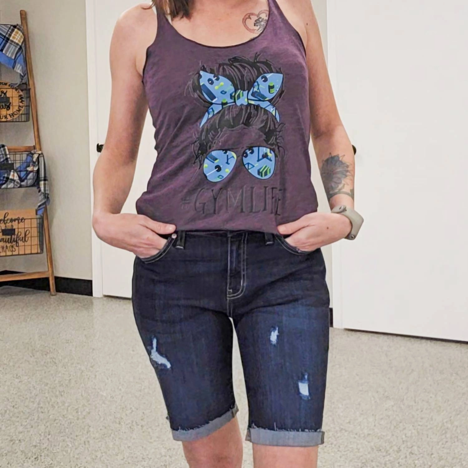 Weightless Travel Design Women's Chandler Bermuda Shorts In Indigo