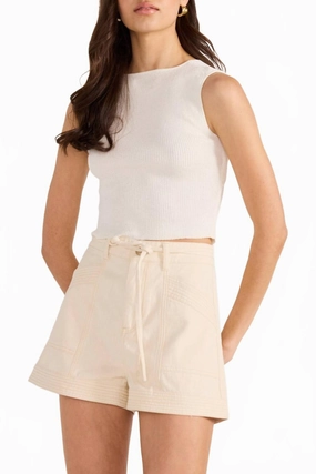 RollUpFasten Women's Codi Panel Short In Cream