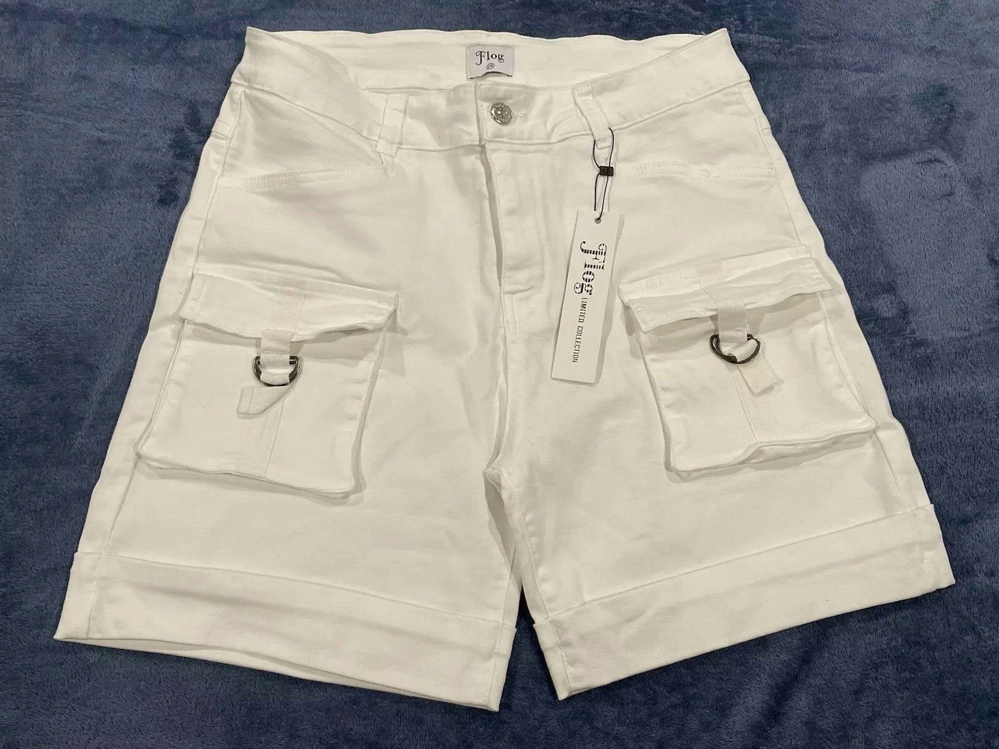 Simple Style Women's Kim Cargo Short In Beige