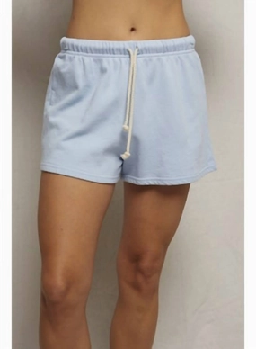 Women's Layla Shorts In Sky Blue Street Chic Neat Look