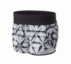 Recycled Material Neutral Tones Women's Print Impact 3" Short In Logwood