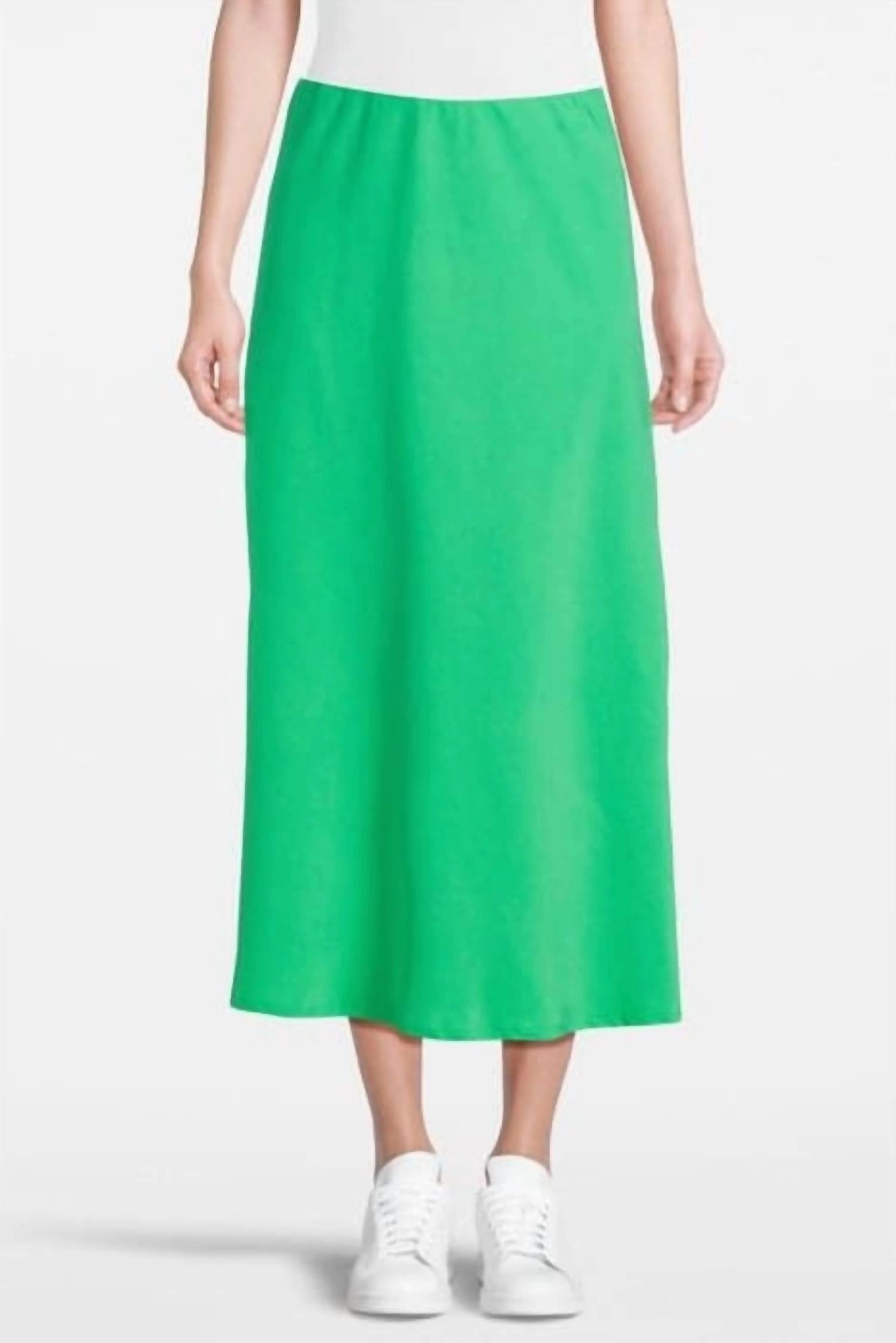 Budget Friendly Women's Tencel Skirt In Island Green