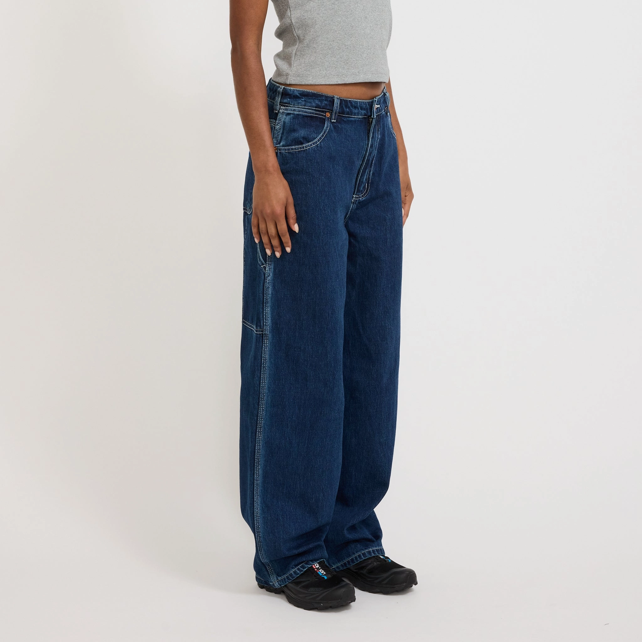 Modern Traveler Gear Sunny Vibes Traveler Gear Morning Stroll Womens Work Pant Washed Indigo