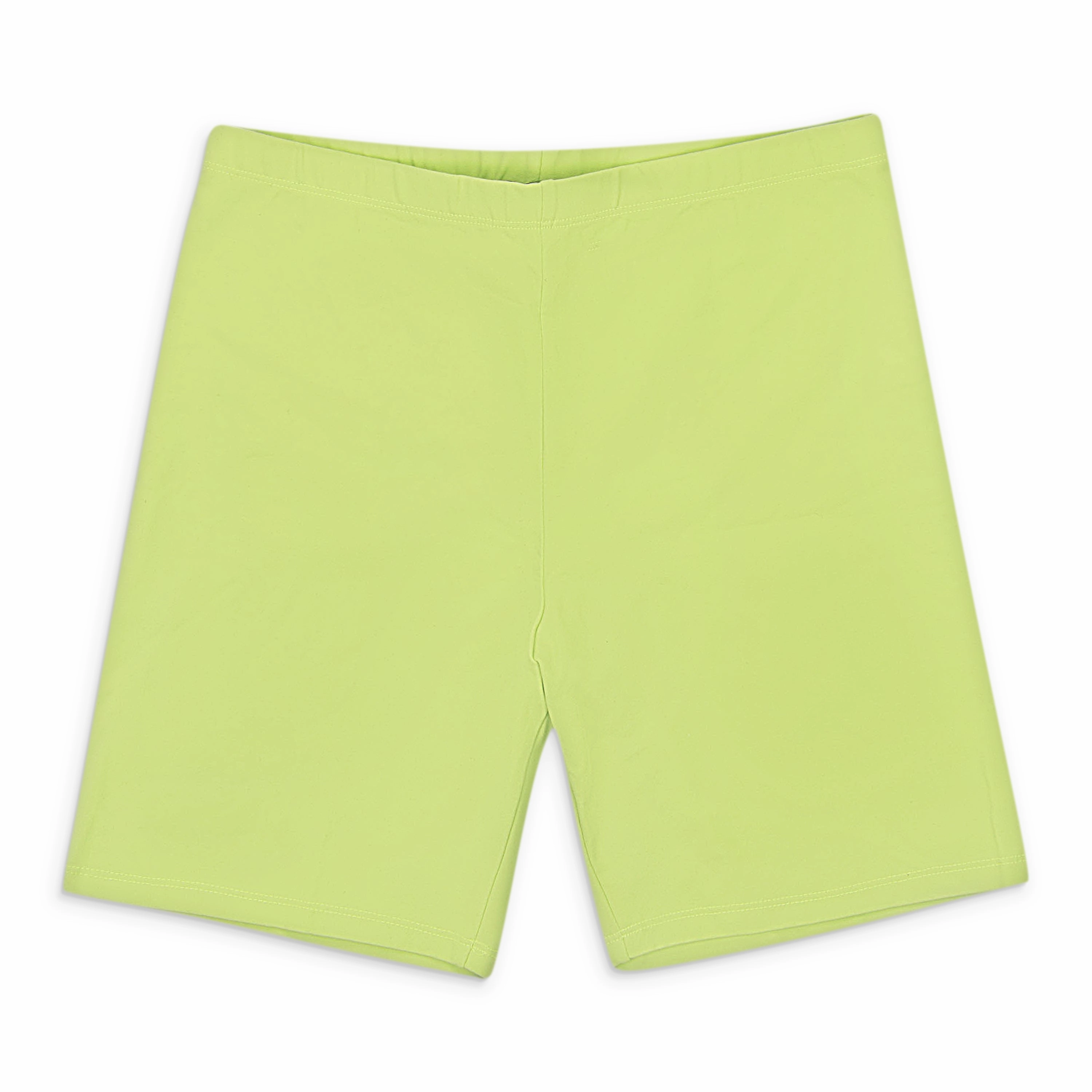 CALLIPYGIAN LIME BIKER SHORTS Quick Adjust Fit