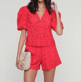 Anti Friction Seams Yuiko Shorts In Poppy